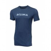 Aclima LW T-Shirt Logo  Insignia Blue