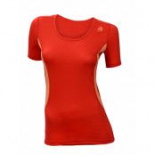 Aclima LW T-Shirt R-Neck W  High Risk Red/Muskmelon