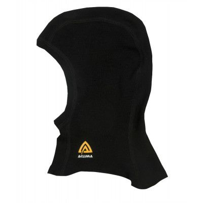 Aclima WarmWool Balaclava Svart - Junior