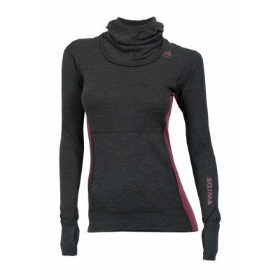 Aclima WW Hoodsweater Dam Marengo/Damson