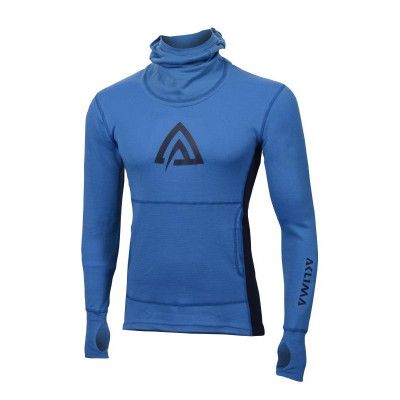 Aclima WW Hoodsweater Herr Brilliant/Peacoat