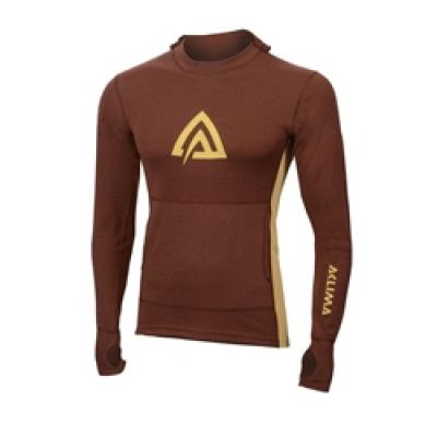 Aclima Ww Hoodsweater Men Madder/Yellowden