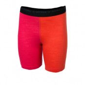 Lightwool Shorts Long Children 110, Raspberry/Poinciana