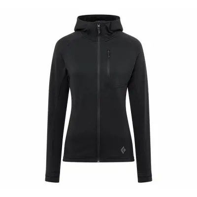 Black Diamond Coefficient Fleece Hoody Women Black