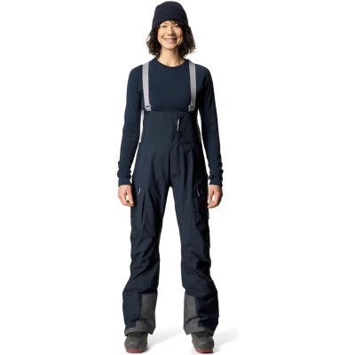 Houdini W'S Rollercoaster Bib Pants Blue Illusion