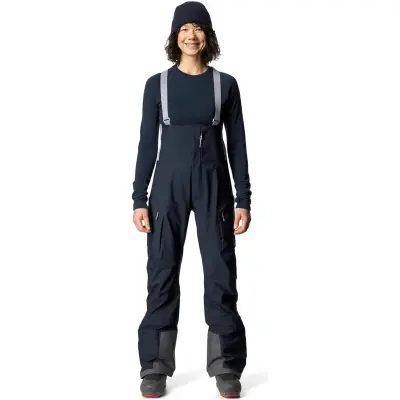 Houdini W'S Rollercoaster Bib Pants Blue Illusion