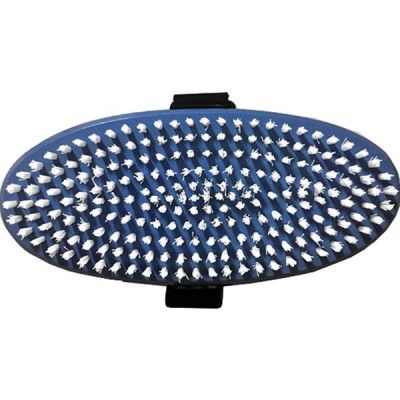 Skistart Handborste Oval White Nylon Hård Stor Alpint