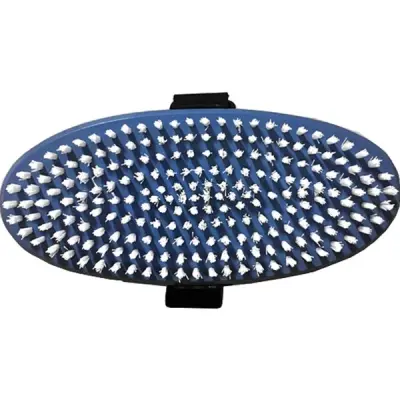 Skistart Handborste Oval White Nylon Hård Stor Alpint