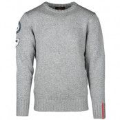 Amundsen Peak - Men crew neck XL, Light Grey Melange