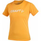 Craft Active Run Logo T-Shirt Dam-Orange-42 Utförsäljning