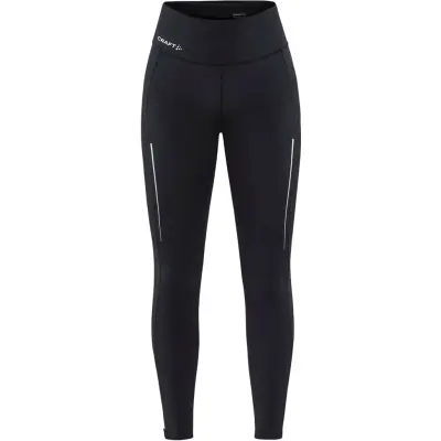Craft ADV Essence Run Tights W Dam Svart M | Löpartights
