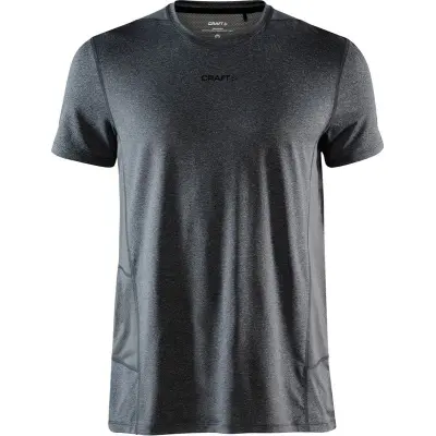 Craft ADV Essence SS Tee M T-shirt Black Melange, S