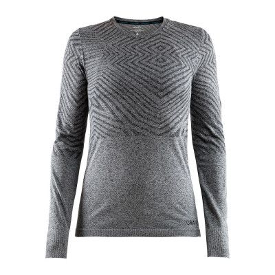 Craft Cool Comfort She RN LS W Black Melange