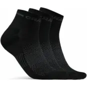 Craft Core Dry Mid Sock 3-Pack Black