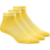 Craft Core Dry Mid Sock 3-pack Gul 37/39 | Löparstrumpor