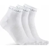 Craft Core Dry Mid Sock 3-Pack White