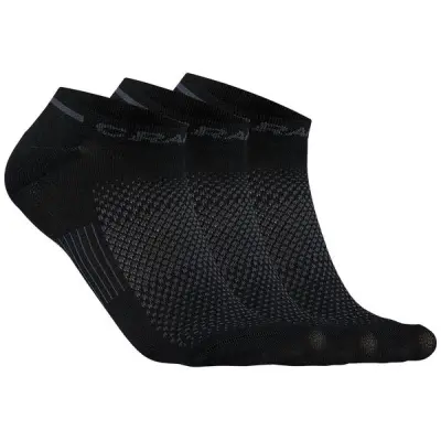 Craft Core Dry Shafless Sock 3-pack Vit 40/42 | Löparstrumpor