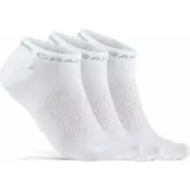 Craft Core Dry Shaftless 3-Pack Sock White