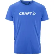 Craft CORE Essence Logo Tee M Herr Blå L | T-shirt