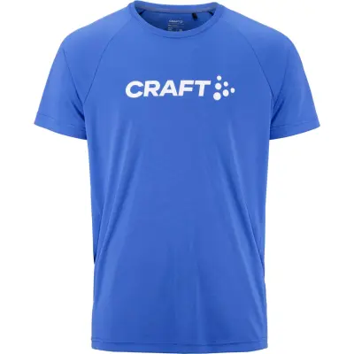 Craft CORE Essence Logo Tee M Herr Blå XL | T-shirt
