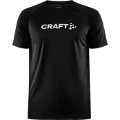 Craft CORE Essence Logo Tee M T-shirt Black, S