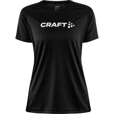 Craft CORE Essence Logo Tee W T-shirt Black, XL