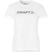 Craft CORE Essence Logo Tee W T-shirt White, M