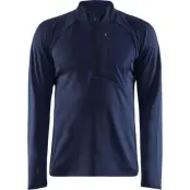 Craft CORE Trim Thermal Midlayer M Mellanlager Tröja Blaze Melange, L
