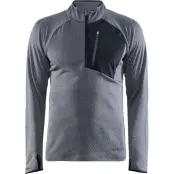 Craft CORE Trim Thermal Midlayer M Mellanlager Tröja Dk Grey Melange, S