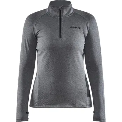 Craft CORE Trim Thermal Midlayer W Mellanlager Tröja Dark Grey Melange, L