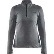 Craft CORE Trim Thermal Midlayer W Mellanlager Tröja Dark Grey Melange, M
