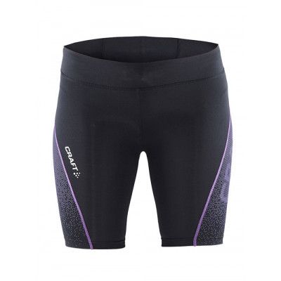 Craft Delta Compression Short Tights Dam - Svart/Lila - Utförsäljning