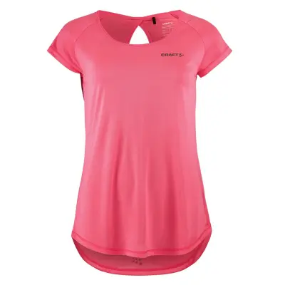 Craft Eaze SS Melange Tee W Fuchsia Melange