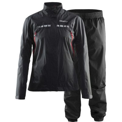 Craft Escape Rain Jacket Dam SET Black