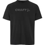 Craft Essence Logo Tee 2 M Herr Svart M | T-shirt