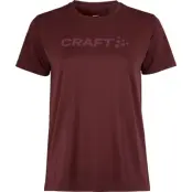 Craft Essence Logo Tee 2 W Dam Mörkröd L | T-shirt