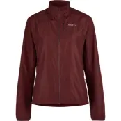 Craft Essence Wind Jacket 2 W Dam Mörkröd M | Löparjacka