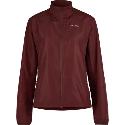 Craft Essence Wind Jacket 2 W Dam Mörkröd M | Löparjacka