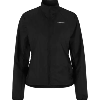 Craft Essence Wind Jacket 2 W Dam Svart L | Löparjacka