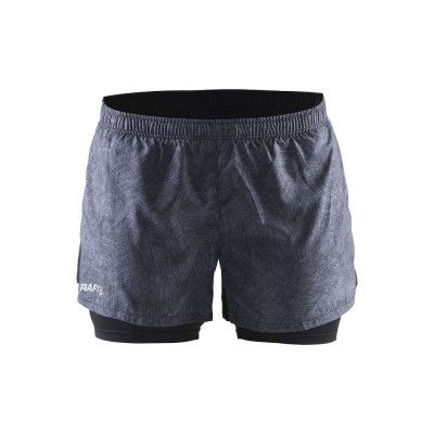 Craft Focus 2-1 Shorts W P LINE BLACK