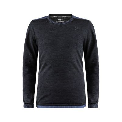 Craft Fuseknit Comfort RN LS Junior Black