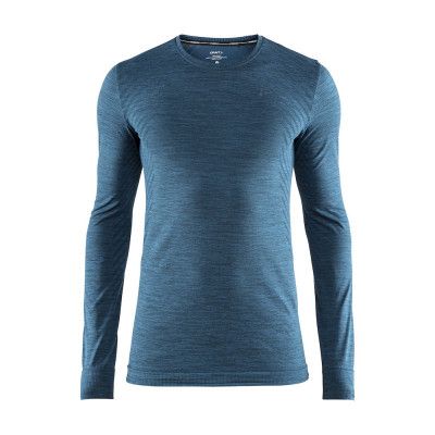 Craft Fuseknit Comfort RN LS M Fjord/Melange