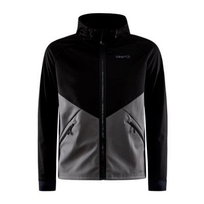 Craft Glide Hood Jkt M Black/Granite