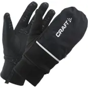 Craft Hybrid Weather Glove Löparhandskar Black, 6