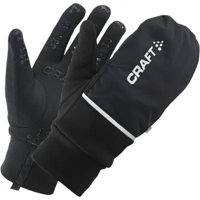 Craft Hybrid Weather Glove Löparhandskar Black, 8