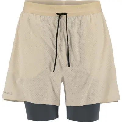 Craft Hypervent 2-In-1 Shorts M Herr Vit L | Löparshorts