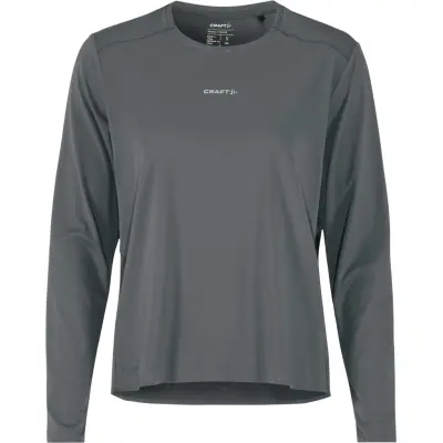 Craft Hypervent Longsleeve W Dam Mörkgrå M | Långärmad T-shirt