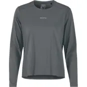 Craft Hypervent Longsleeve W Dam Mörkgrå XL | Långärmad T-shirt