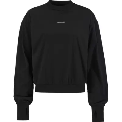 Craft Hypervent Wind Top W Dam Svart M | Långärmad T-shirt