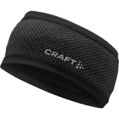Craft Lumen Fleece Headband 2 U Pannband Black, L/XL